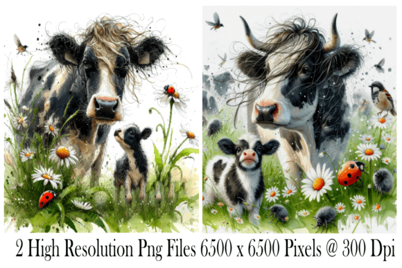 Download Mama Cow and Her Calf Set of 2 - Set Collection