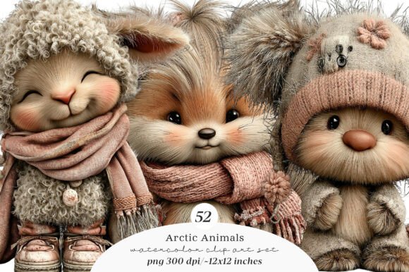 Download Arctic Animals Png Set - Set Collection