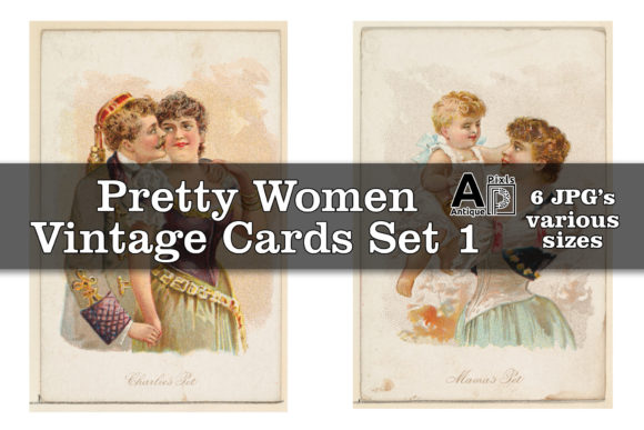Download Women with Household Pets Cards Set No 1 - Set Collection