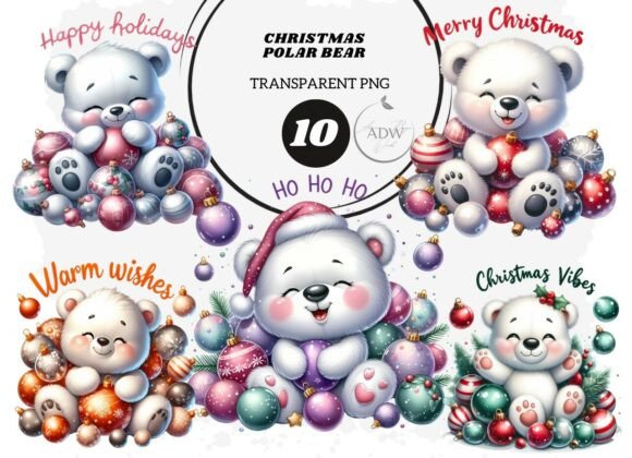 Download Christmas Polar Bear - Polar bear Collection