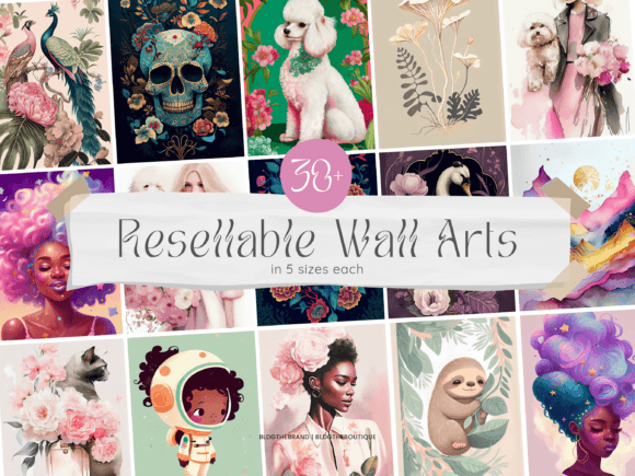 Download Printable Wall Art PLR Resell Rights - Printable Collection