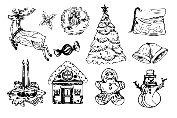 Download About Christmas Decorative Elements Set. - Set Collection
