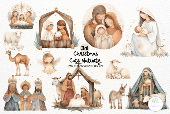 Download Cute Christmas Nativity Scene - Cute christmas Collection