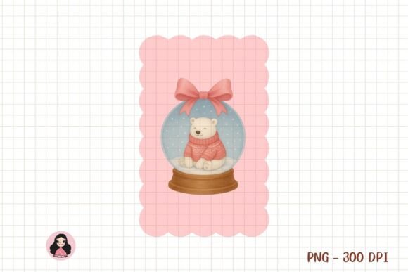 Download Winter Snow Globe Polar Bear PNG - Polar bear Collection