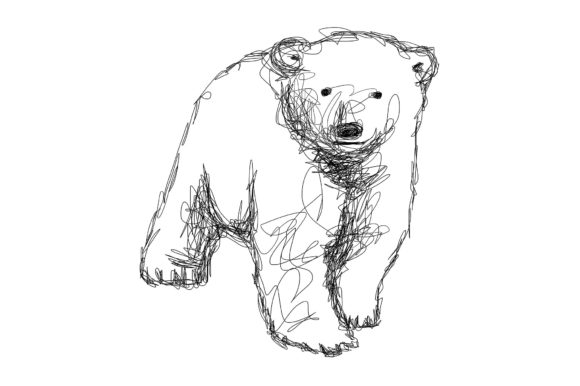 Download Polar Bear Cub Drawing Illustration Art - Polar bear Collection