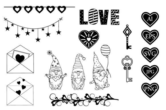 Download Set of Festive Decorative Elements - Set Collection