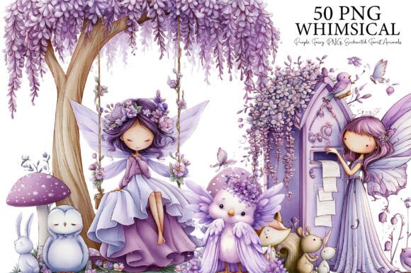 Download Magical Fairy Forest PNG Set - Set Collection